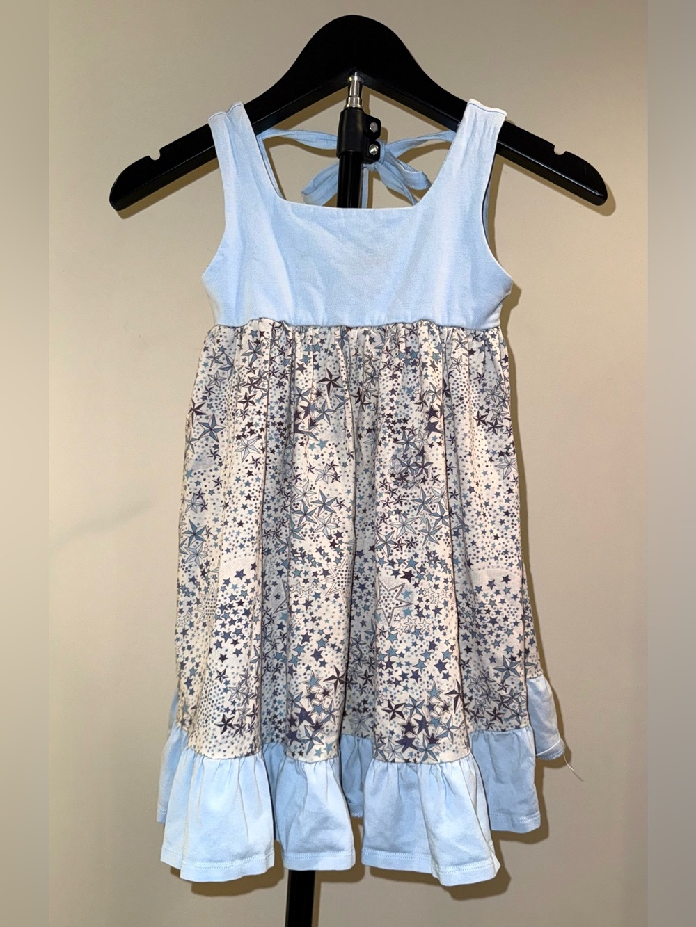 Cheeky Plum "Blue Stars" Dress / Jumper, size 6Y, EUC